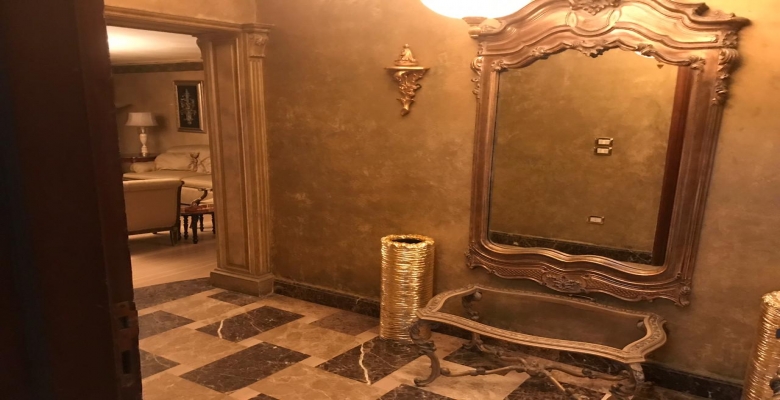 شقة الترا سوبر لوكس للايجار بالمهندسين بمدخل متميز وواجهة ممتازة 