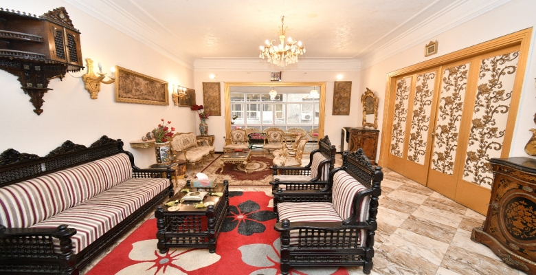 شقة اكسترا سوبر لوكس ترى النيل بزاويه جانبيه قانون قديم بجاردن سيتى