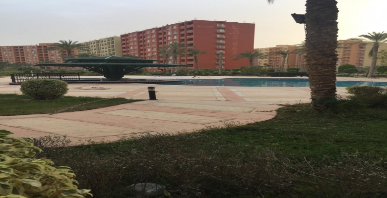 شاليه للايجار اليومى ببورتو جولف مارينا على حمام السباحة مباشرة 