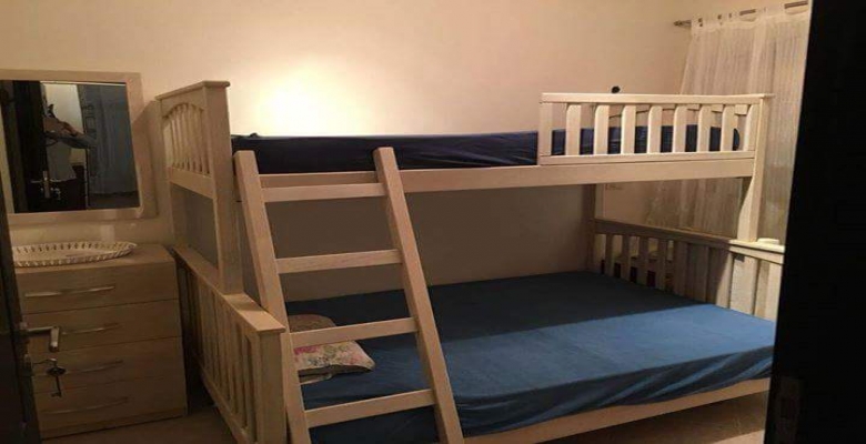 شاليه لايجار في قرية تلال  بالعين السخنه 3 غرف