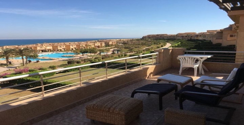 شاليه لايجار في قرية تلال  بالعين السخنه 3 غرف