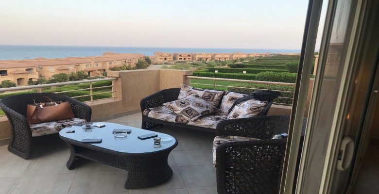 شاليه للايجار قرية تلال العين السخنة 2 غرف