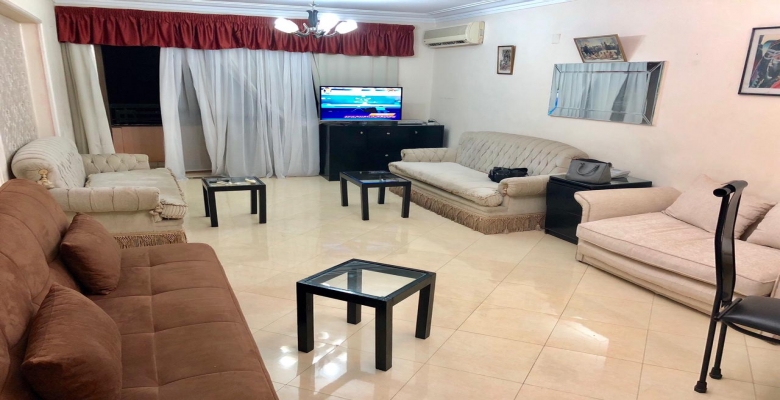 شقه مفروشة  للايجار في المهندسين في شارع لبنان , Furnished apartment for rent in Mohandessin, Lebanon Street