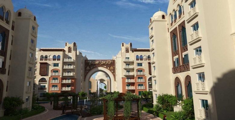 كمبوند جاردن سيتي حدائق اكتوبر  دقائق من ميدان الرماية