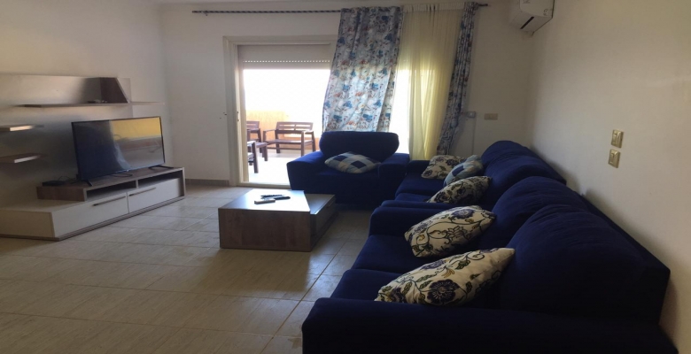 شالية مفروش للايجار في قريه تلال العين السخنة 2 غرف