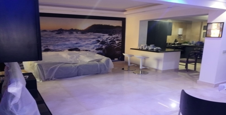 شقة مفروشة للايجار في الزمالك بجوار سوبر ماركت المدينة