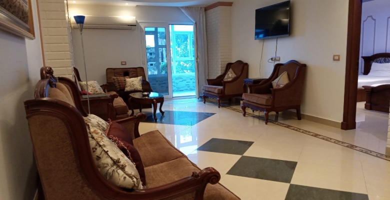 شقه مفروشه للايجار اليومي على النيل بالزمالك