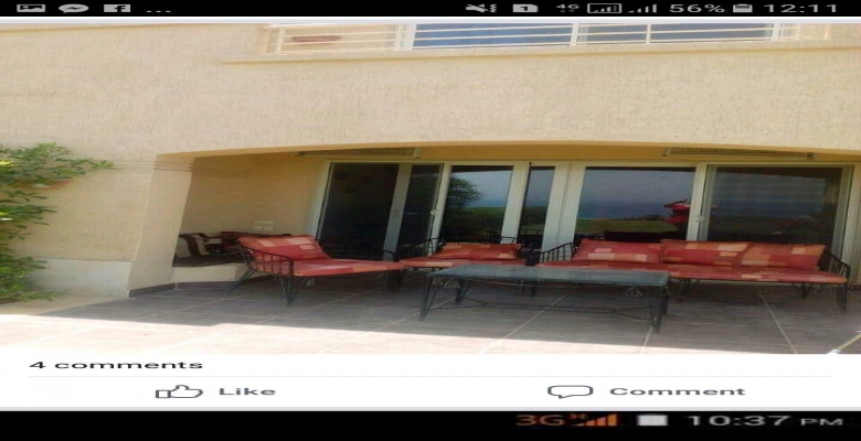 فيلا للايجار في قريه تلال بالعين السخنة 3 غرف