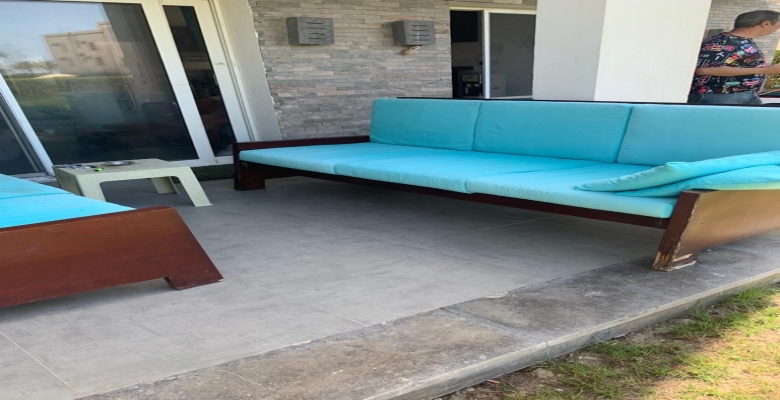 شاليه للايجار في امواج الدور ارضي 3غرف