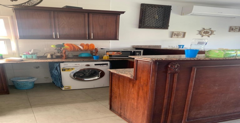 شاليه للايجار في امواج الدور ارضي 3غرف