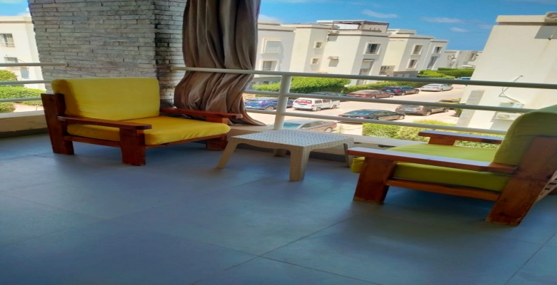 شاليه مفروش للإيجار في أمواج، سيدي عبد الرحمن - الساحل الشمالي / Furnished Chaleh for rent in Amwaj, Sidi Abdel Rahman - North Coast