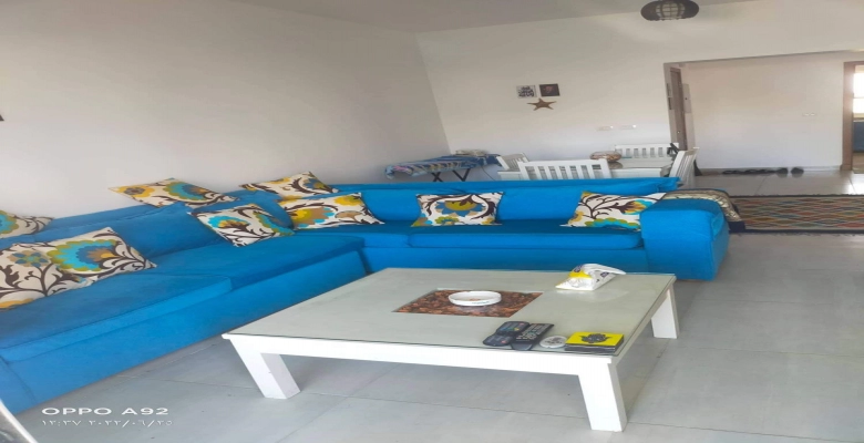 شاليه للايجار في قريه امواج - الساحل الشمالي / A first-floor chalet is available for rent in Amwaj Village, North Coast