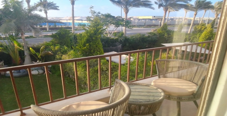 شاليه للايجار بالساحل الشمالي ( مراسي بلانكا ) - Chalet for rent in the North Coast (Marassi Blanca)