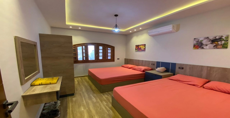 شالية للايجار فى مارينا 5 ارضي بجاردن 3 غرف