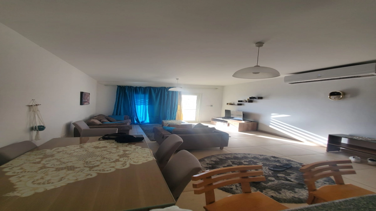 شالية للايجار 2 غرفه _قرية امواج_ الساحل الشمالي