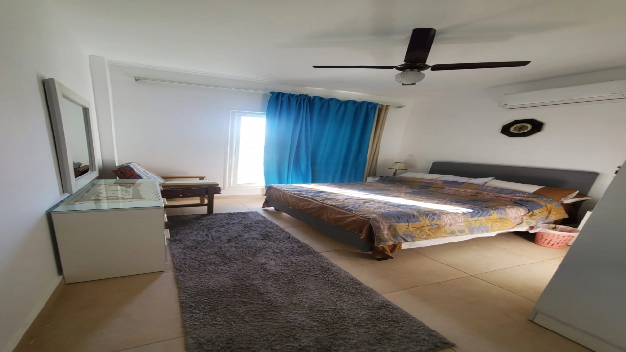 شالية للايجار 2 غرفه _قرية امواج_ الساحل الشمالي