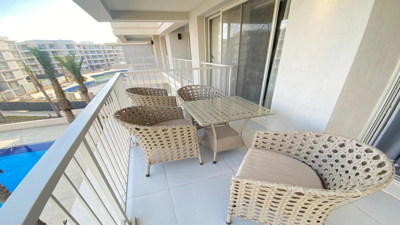 شالية 2 غرفة للأيجار بالساحل الشمالي قرية مراسي مارينا