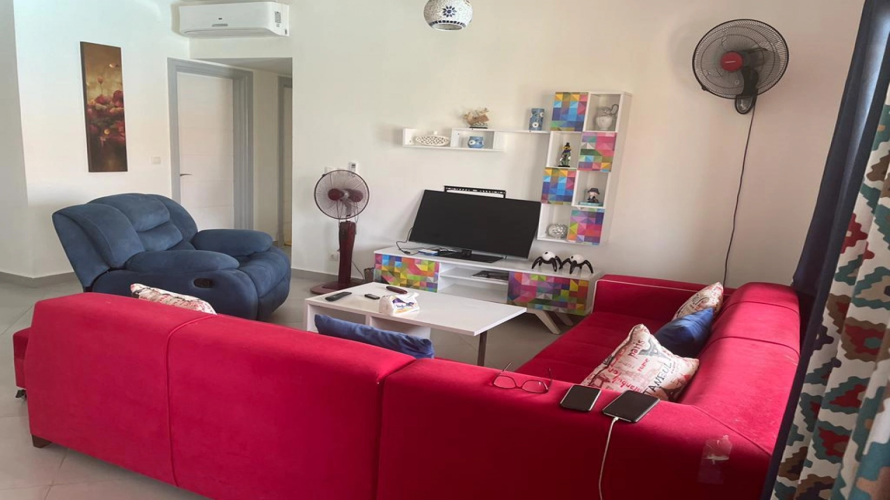 شالية 3غرفة للأيجار بالساحل الشمالي بقرية مراسي (فيردي)