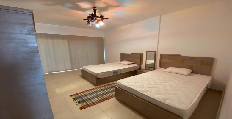 شالية للإيجار في قرية امواج الساحل الشمالي Chalet for rent in Amwaj North Coast Village