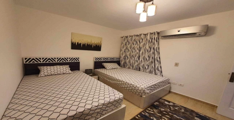 شالية للإيجار في قرية بلومار العين السخنة 3 غرف