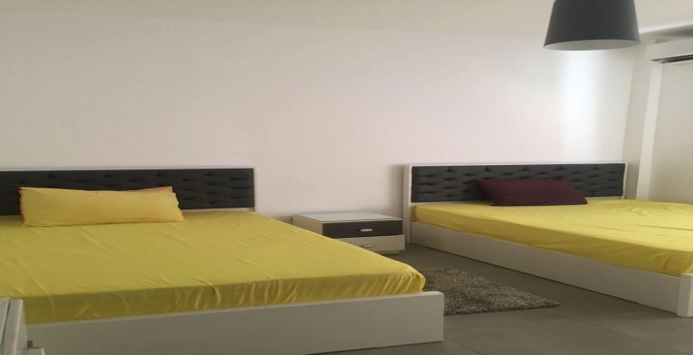 شالية للإيجار في قرية امواج الساحل الشمالي  Chalet for rent in Amwaj North Coast Village