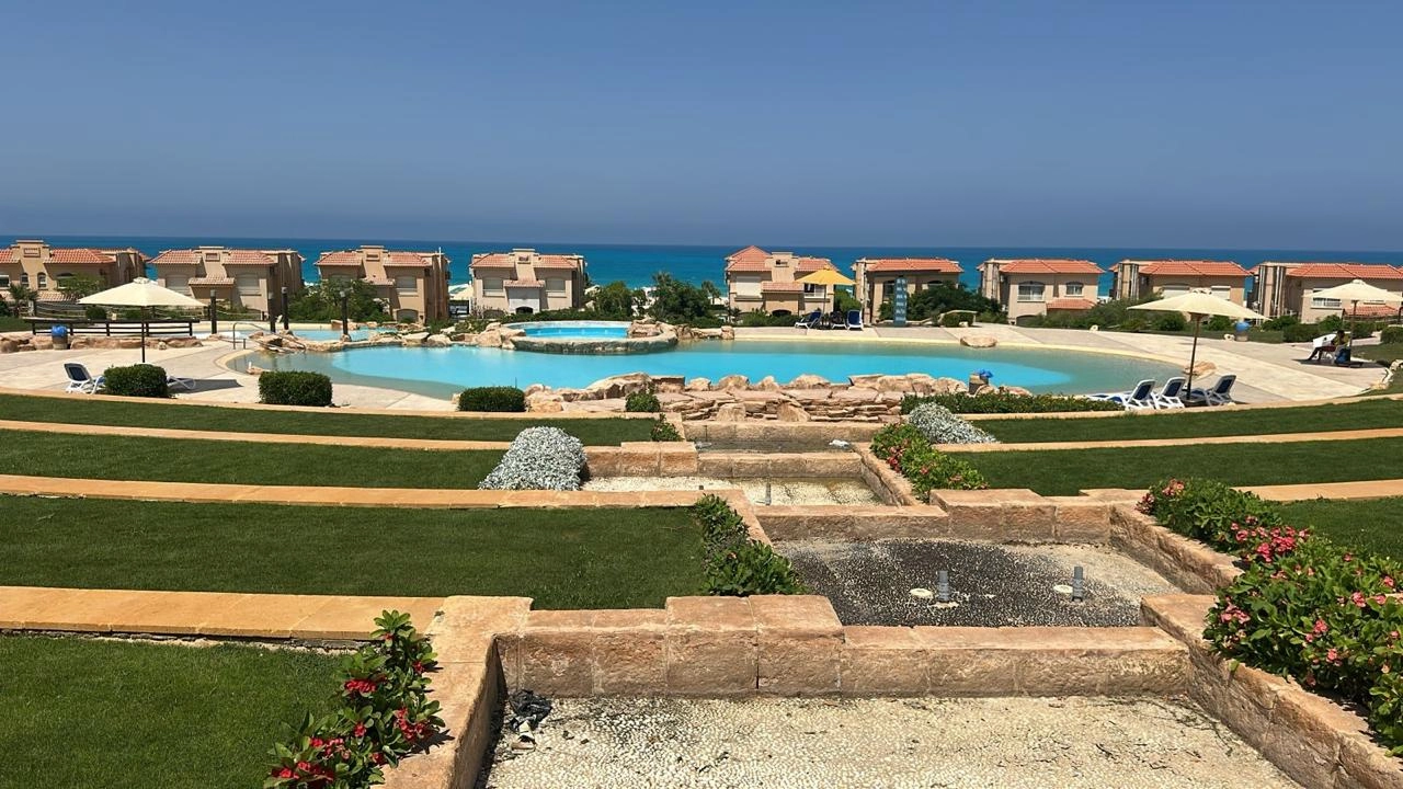 شاليه للايجار في تلال الساحل الشمالي 3غرف